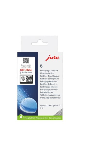 Care_3in1CleanTabl_ps_6_white_straightened.tif Rensetabletter 6 stk.